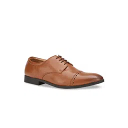 Bata Men Brown Solid Formal Derbys-picture-28