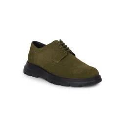 Bata Men Leather Lace-Up Sneakers image 1