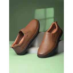 Bata Men Leather Slip-On Sneakers-picture-34