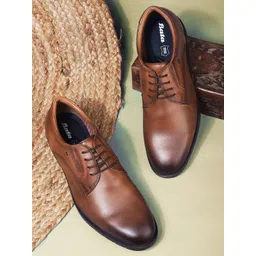 Bata Men Round Toe Formal Derbys-picture-21