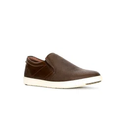 Bata Men Round Toe Slip-On Loafers-picture-38
