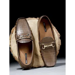 Bata Men Textured Slip On Loafers-picture-22