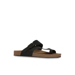 Bata Men's Black Toe Ring Sandals-picture-39