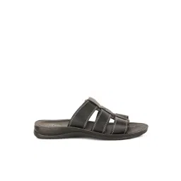 Bata Men's Black Toe Ring Sandals-picture-24