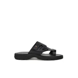 Bata Men's Black Toe Ring Sandals-picture-18
