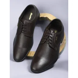 Bata Men's Brown Derby Shoes-picture-44