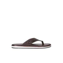 Bata Men's Brown Flip Flops-picture-28