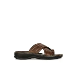 Bata Men's Brown Toe Ring Sandals-picture-10