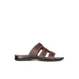 Bata Men's Brown Toe Ring Sandals-picture-19