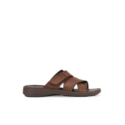 Bata Men's Brown Toe Ring Sandals-picture-33
