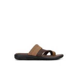 Bata Men's Brown Toe Ring Sandals-picture-24