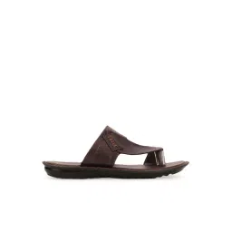 Bata Men's Brown Toe Ring Sandals-picture-16