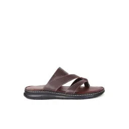 Bata Men's Brown Toe Ring Sandals-picture-34