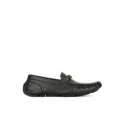 Bata Men's Fate Driving Black Loafers-picture-15