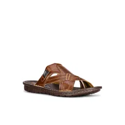 Bata Men's KRYPTON SOFT E Brown Toe Ring Sandals-picture-16