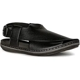 bata Mens Marvin Black Sandal UK 7 (8616067)-picture-54