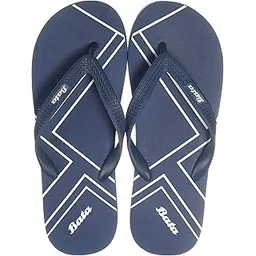 bata Mens NEW LINEAR Slippers, Blue,-picture-35