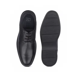 Bata Men's ROBERT CRUST Black Derby Shoes image 3