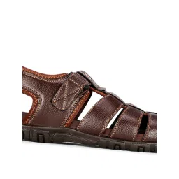 Bata Men's VICTOR E Brown Fisherman Sandals image 4