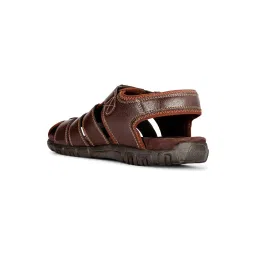 Bata Men's VICTOR E Brown Fisherman Sandals image 5