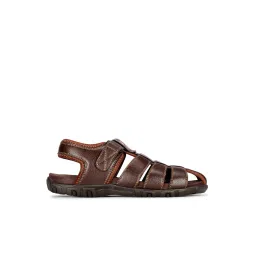 Bata Men's VICTOR E Brown Fisherman Sandals image 2