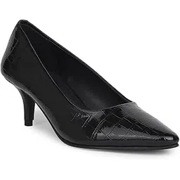 bata Red Label Women's Casual Pump Shoes - Black-picture-37