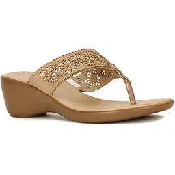 bata SARAH Yellow Evening Slipon Open Toe Thong Slipper Thong Slipper High HH 51 MM UP For Women-picture-21