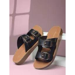 Bata Women Mules with Buckles Flats-picture-46
