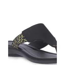Bata Women Printed T-Strap Flats image 5