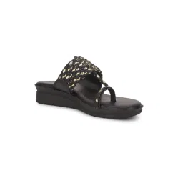 Bata Women Winter Black Sandals-picture-44