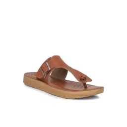 Bata Women's AZTEC THONG Tan Casual Sandals-picture-34