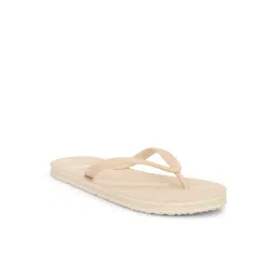 Bata Women's Beige Flip Flops-picture-36