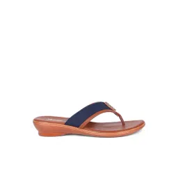Bata Women's Blue Thong Wedges-picture-17