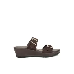 Bata Women's Brown Casual Wedges-picture-13