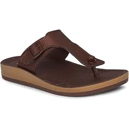 bata Women's Casual Thong Slipper - Brown-picture-41