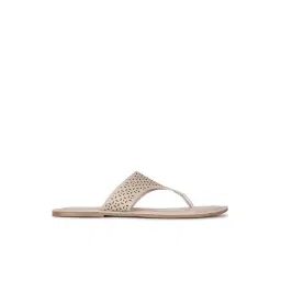 Bata Women's Cream Thong Sandals-picture-14