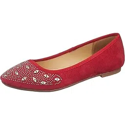 bata Womens Flower Emb Ballerinas, (5511763)-picture-14