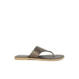 Bata Women's Grey Thong Sandals-picture-48