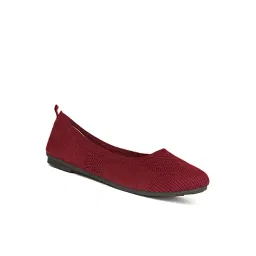 Bata Women's Jess Red Flat Ballets-picture-41