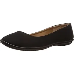 bata Womens LYCRA DIP Black Ballerinas-picture-31