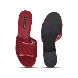 Bata Women's Red Casual Sandals image 2