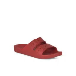 Bata Women's Red Slides-picture-35