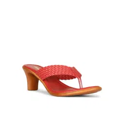 Bata Women's Red Thong Sandals-picture-16