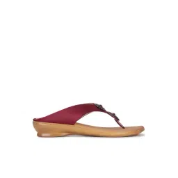 Bata Women's Red Thong Sandals-picture-41
