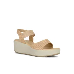 Bata Women's ROBB Tan Ankle Strap Wedges-picture-31