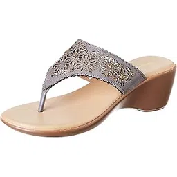 bata Womens Sarah Heels, (7712766), 4 Grey-picture-10