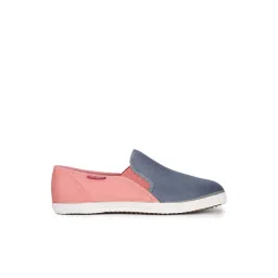 Bata Women's Slate Blue & Pink Casual Loafers-picture-27