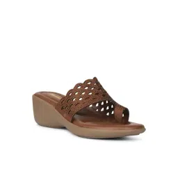 Bata Women's Tan Casual Wedges-picture-28