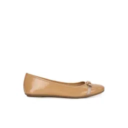 Bata Women's Tan Flat Ballets-picture-42