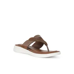Bata Women's Tan Thong Sandals-picture-21